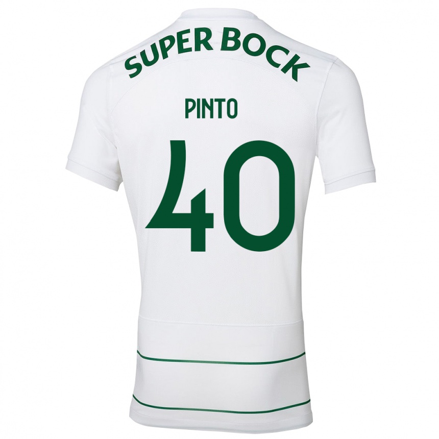 Vyrai Rita Pinto De Almeida #40 Baltas Išvykos Marškinėliai 2023/24 T-Shirt