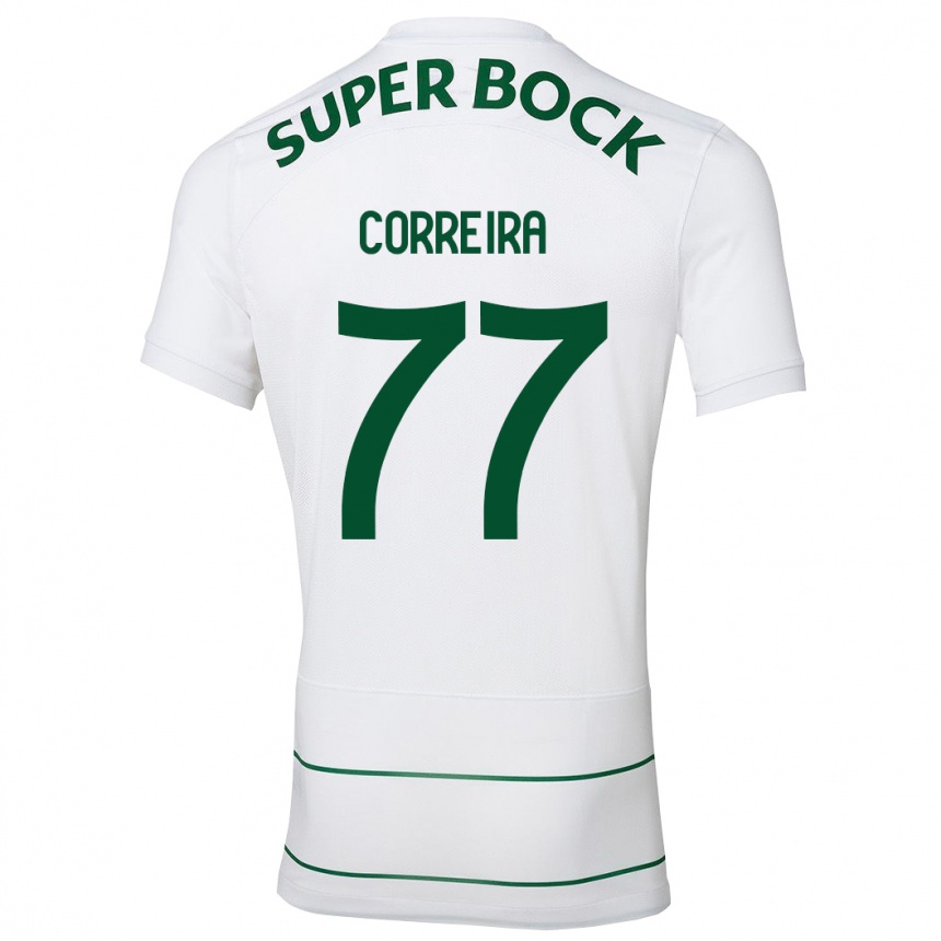 Vyrai Alicia Figueiredo Lima Correia #77 Baltas Išvykos Marškinėliai 2023/24 T-Shirt