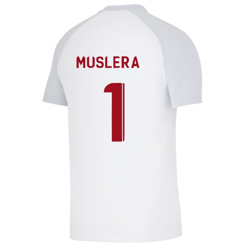 Vyrai Fernando Muslera #1 Baltas Išvykos Marškinėliai 2023/24 T-Shirt