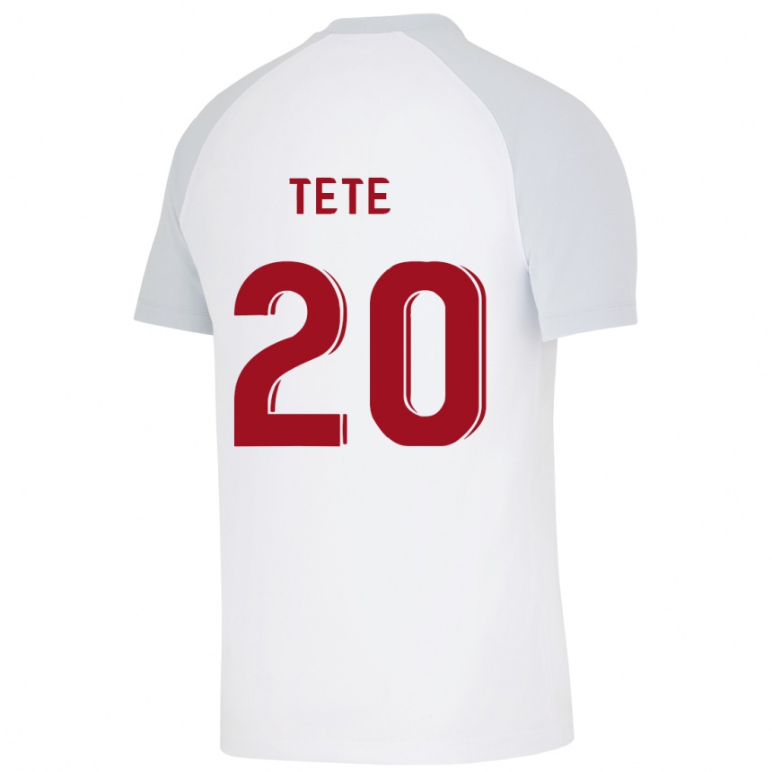 Vyrai Tete #20 Baltas Išvykos Marškinėliai 2023/24 T-Shirt