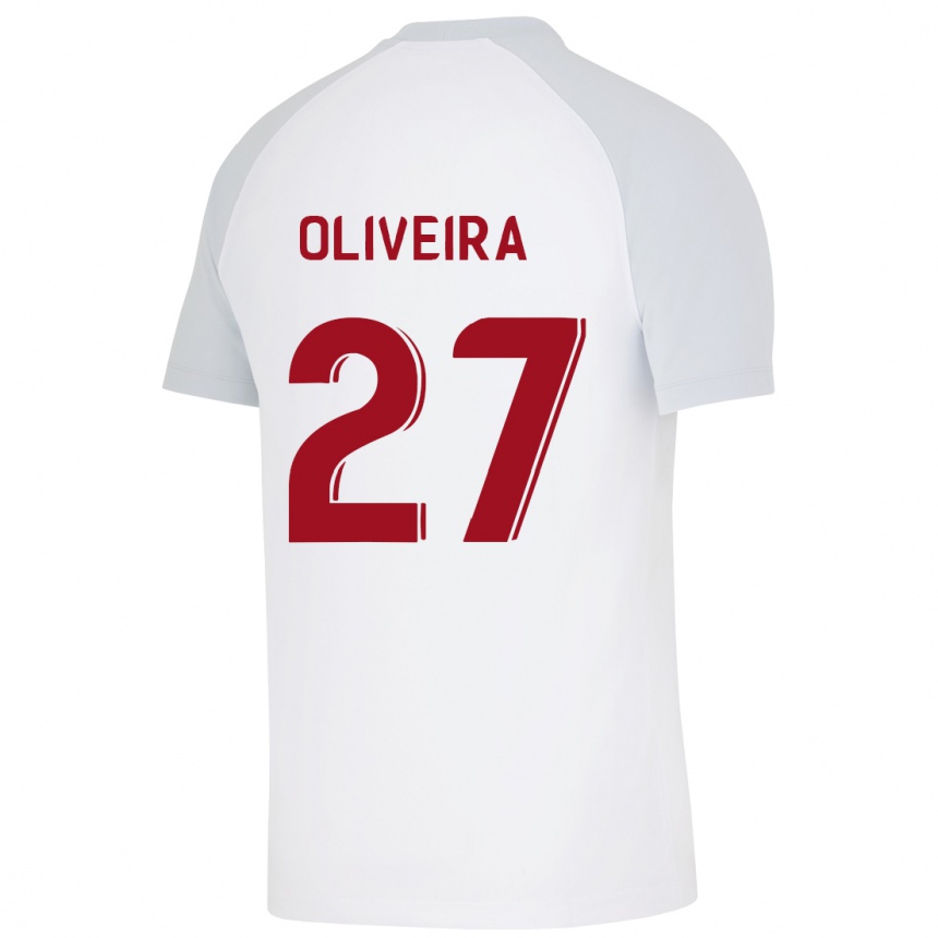 Vyrai Sérgio Oliveira #27 Baltas Išvykos Marškinėliai 2023/24 T-Shirt