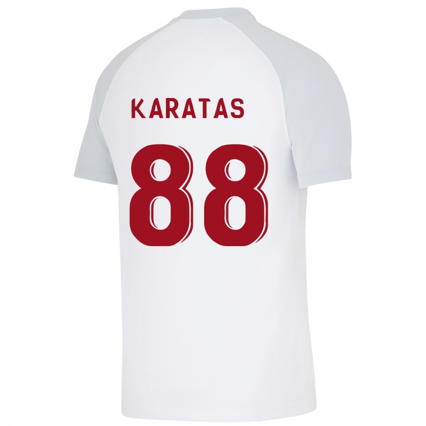 Vyrai Kazımcan Karataş #88 Baltas Išvykos Marškinėliai 2023/24 T-Shirt