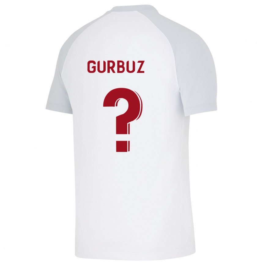 Vyrai Inanc Gürbüz #0 Baltas Išvykos Marškinėliai 2023/24 T-Shirt