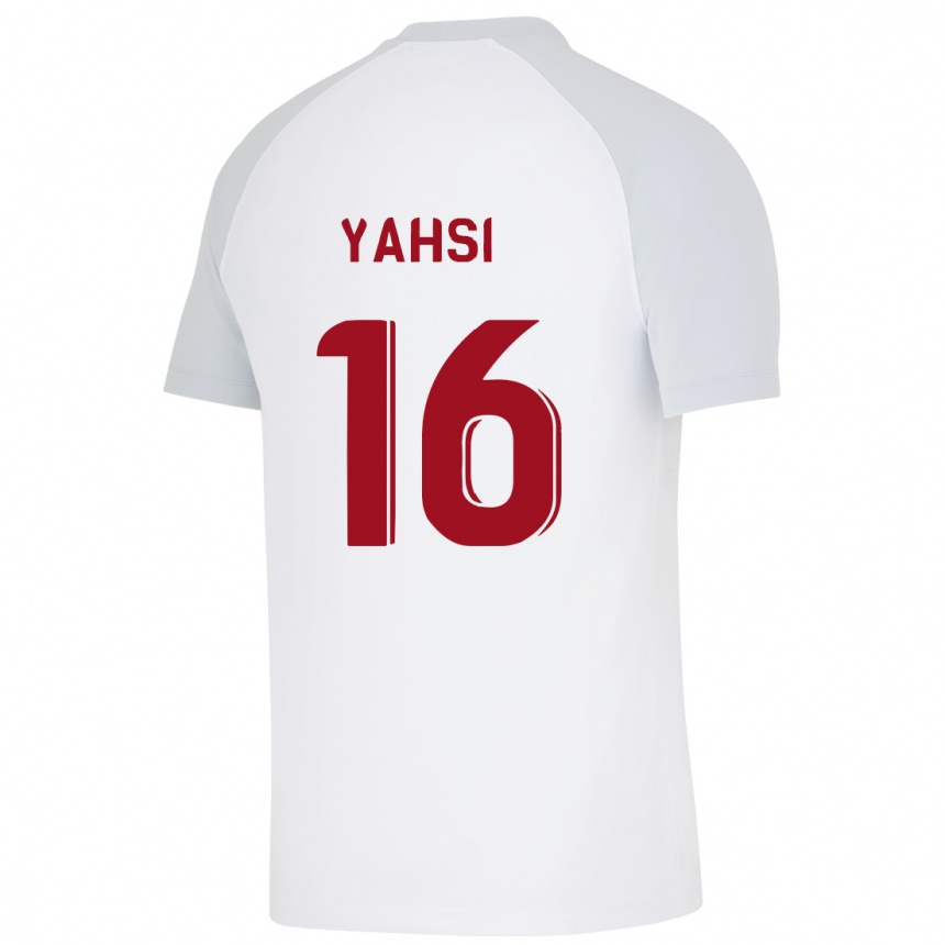 Vyrai Ismail Yahsi #16 Baltas Išvykos Marškinėliai 2023/24 T-Shirt