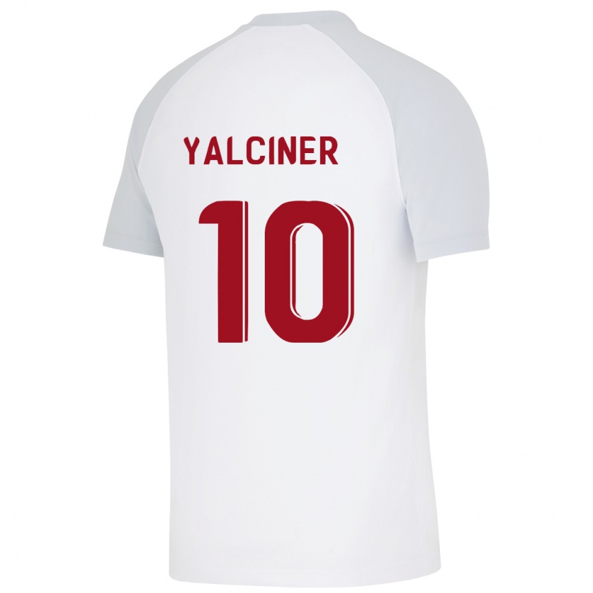 Vyrai İsmigül Yalçıner #10 Baltas Išvykos Marškinėliai 2023/24 T-Shirt