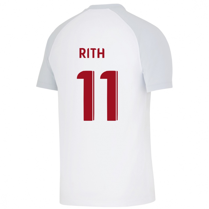 Vyrai Monique Rith #11 Baltas Išvykos Marškinėliai 2023/24 T-Shirt