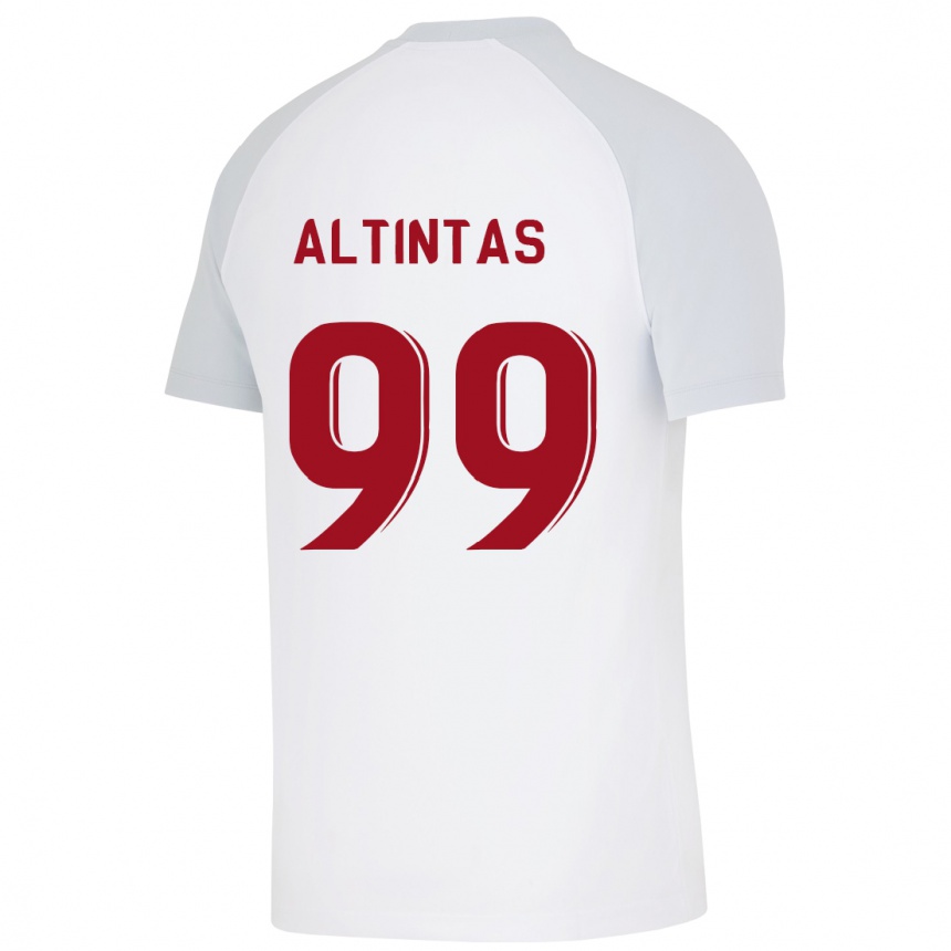 Vyrai Benan Altıntaş #99 Baltas Išvykos Marškinėliai 2023/24 T-Shirt