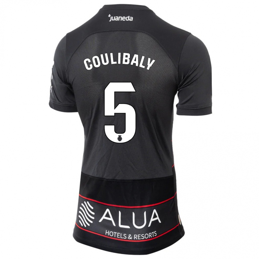 Vyrai Habib Anas Coulibaly #5 Juoda Išvykos Marškinėliai 2023/24 T-Shirt