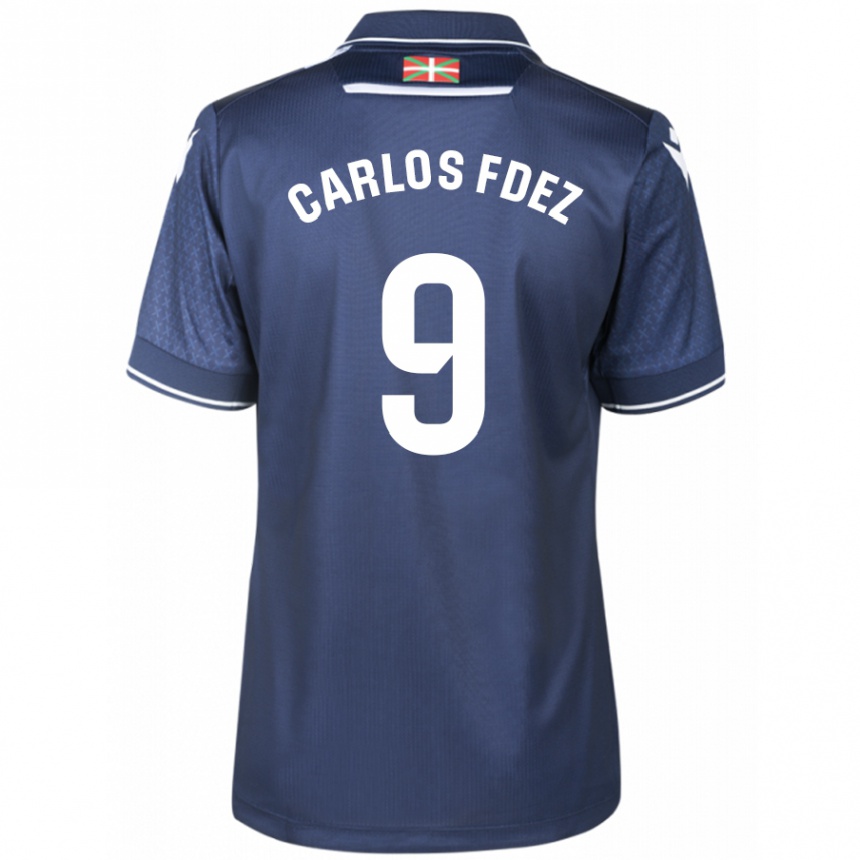 Vyrai Carlos Fernández #9 Karinis Jūrų Laivynas Išvykos Marškinėliai 2023/24 T-Shirt