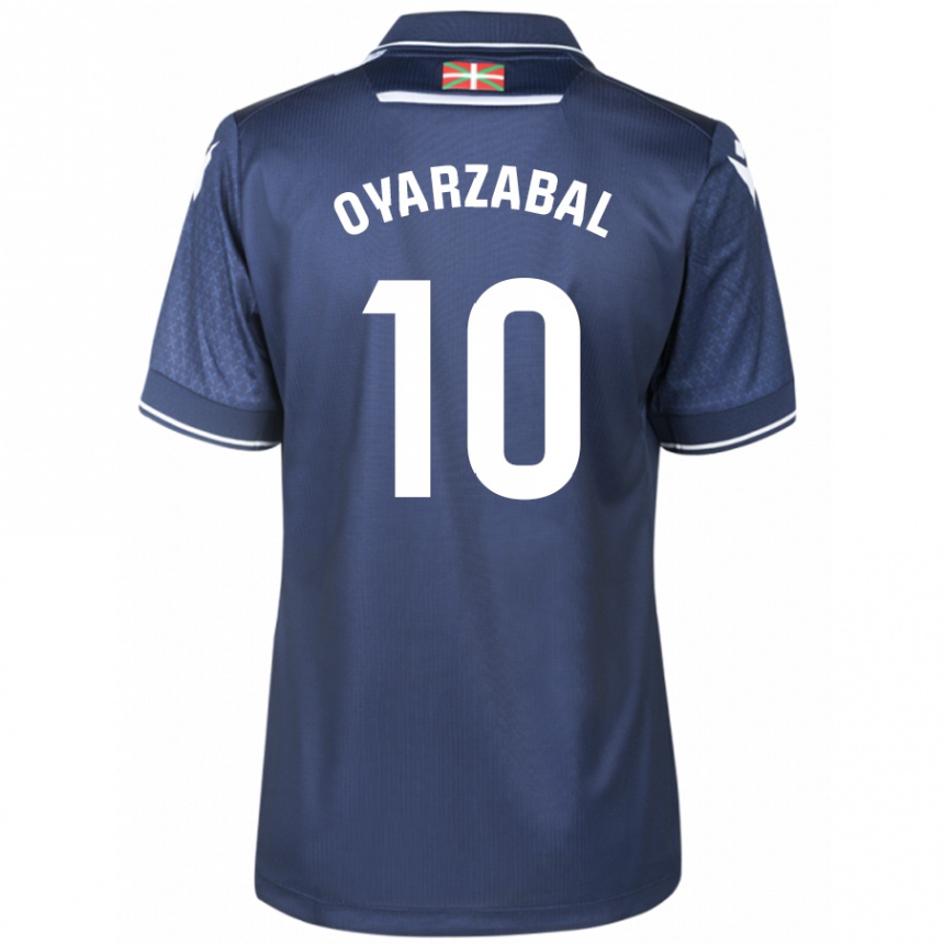 Vyrai Mikel Oyarzabal #10 Karinis Jūrų Laivynas Išvykos Marškinėliai 2023/24 T-Shirt