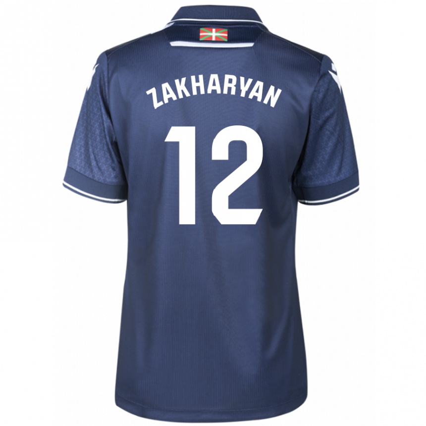 Vyrai Arsen Zakharyan #12 Karinis Jūrų Laivynas Išvykos Marškinėliai 2023/24 T-Shirt