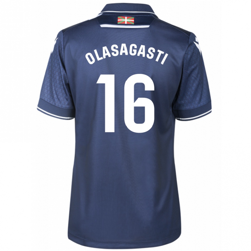 Vyrai Jon Ander Olasagasti #16 Karinis Jūrų Laivynas Išvykos Marškinėliai 2023/24 T-Shirt