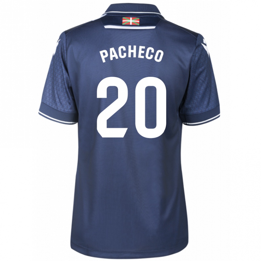 Vyrai Jon Pacheco #20 Karinis Jūrų Laivynas Išvykos Marškinėliai 2023/24 T-Shirt