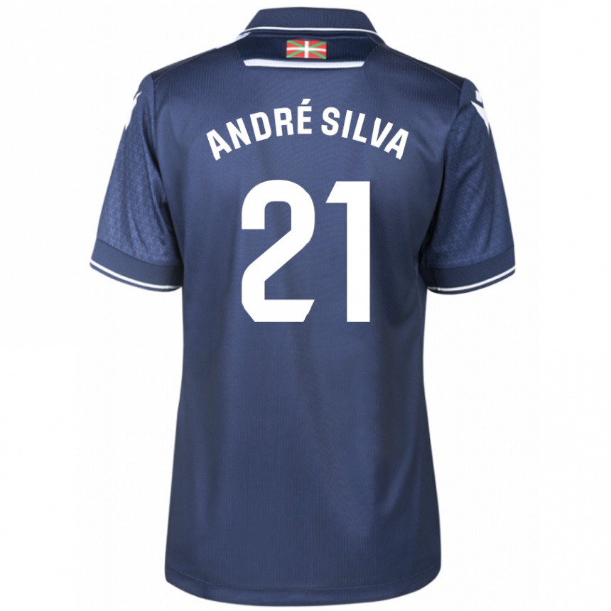 Vyrai André Silva #21 Karinis Jūrų Laivynas Išvykos Marškinėliai 2023/24 T-Shirt