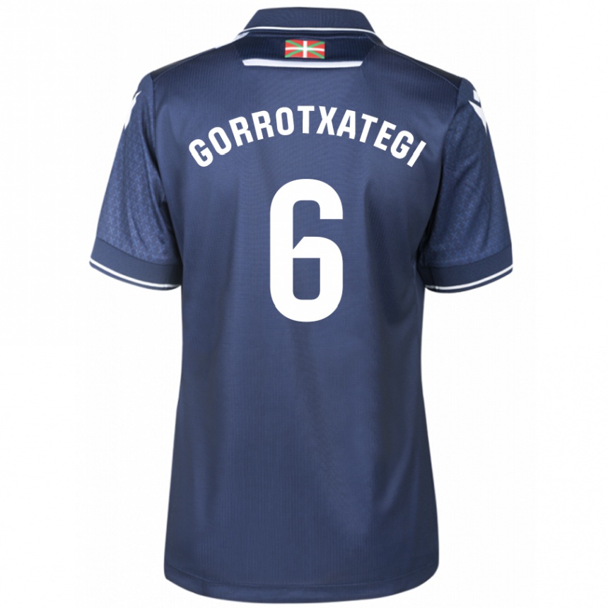 Vyrai Jon Gorrotxategi #6 Karinis Jūrų Laivynas Išvykos Marškinėliai 2023/24 T-Shirt