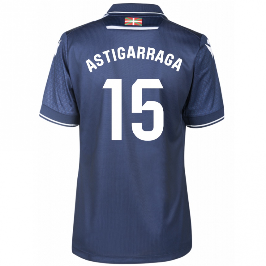 Vyrai Eneko Astigarraga #15 Karinis Jūrų Laivynas Išvykos Marškinėliai 2023/24 T-Shirt