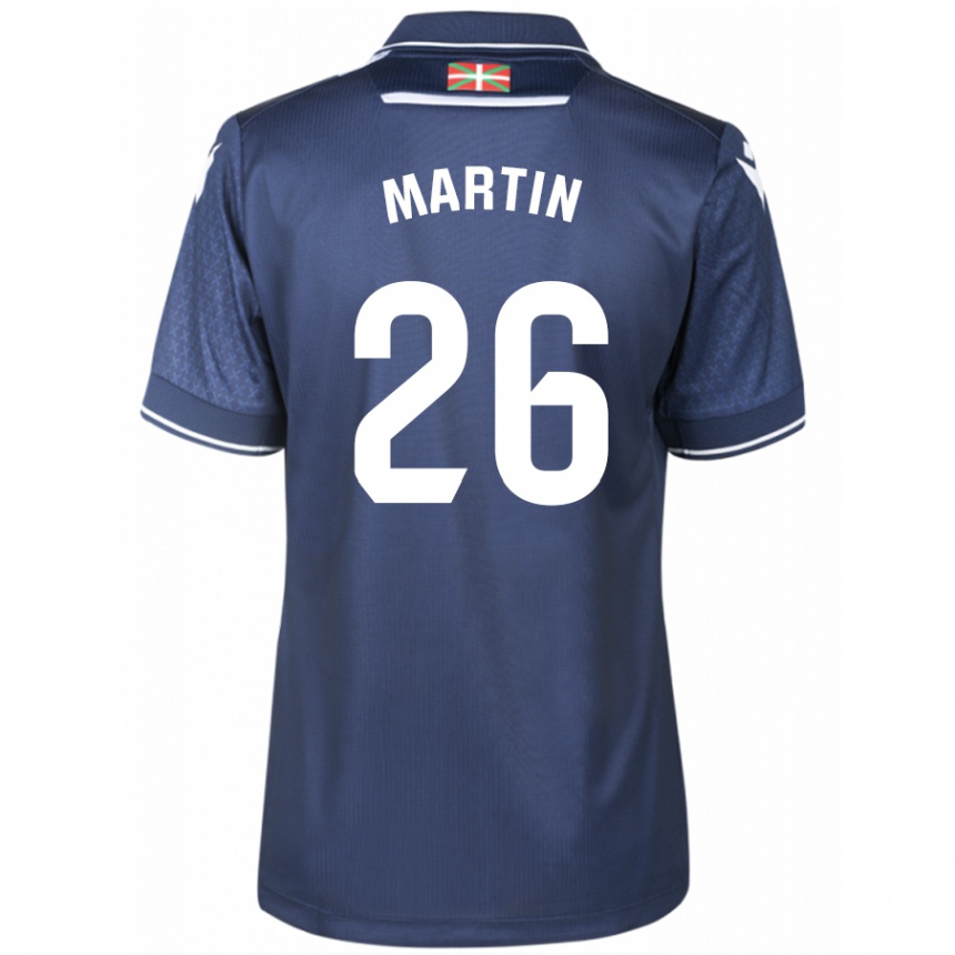 Vyrai Jon Martín #26 Karinis Jūrų Laivynas Išvykos Marškinėliai 2023/24 T-Shirt