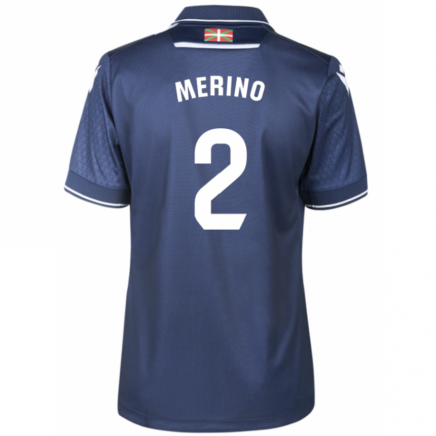 Vyrai Jon Merino #2 Karinis Jūrų Laivynas Išvykos Marškinėliai 2023/24 T-Shirt