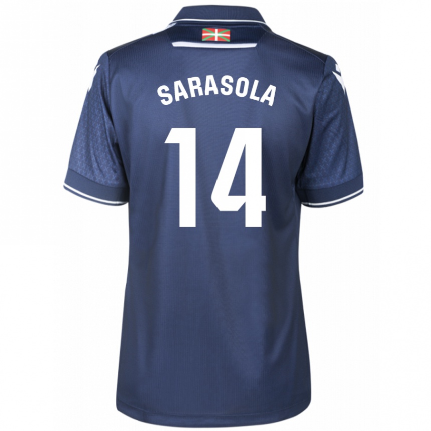 Vyrai Izarne Sarasola Beain #14 Karinis Jūrų Laivynas Išvykos Marškinėliai 2023/24 T-Shirt