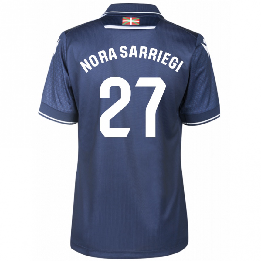 Vyrai Nora Sarriegi Galdos #27 Karinis Jūrų Laivynas Išvykos Marškinėliai 2023/24 T-Shirt