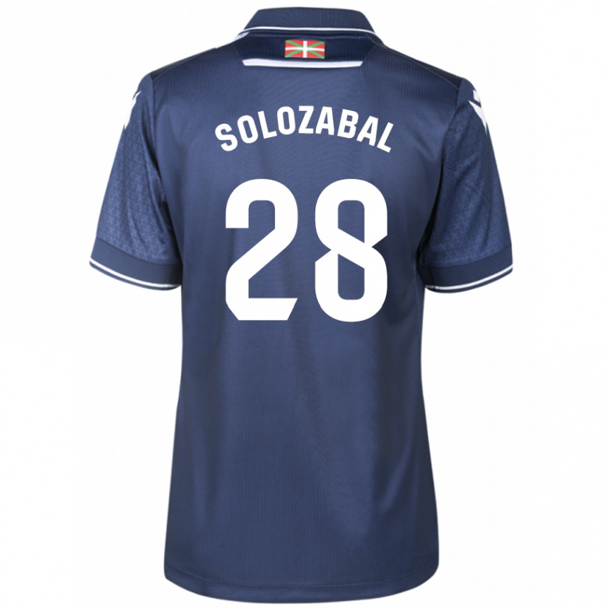 Vyrai Malen Solozabal Ibarra #28 Karinis Jūrų Laivynas Išvykos Marškinėliai 2023/24 T-Shirt