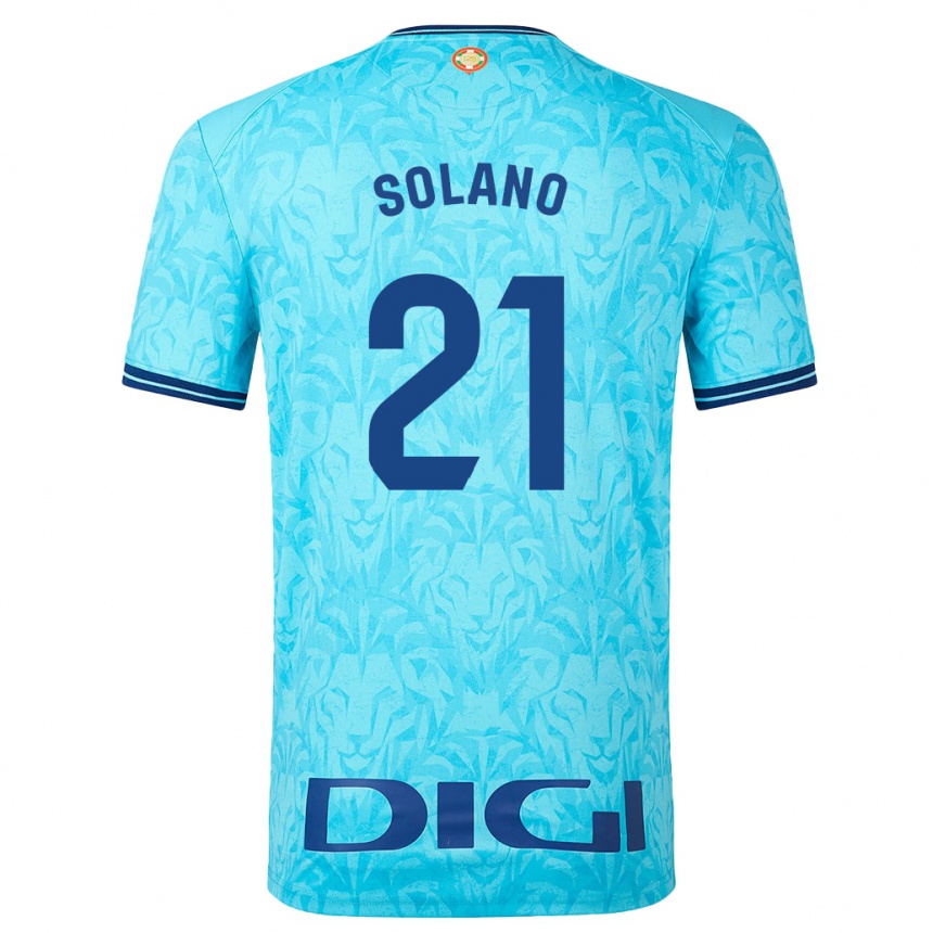 Vyrai Bibiane Schulze-Solano #21 Dangaus Mėlynumo Išvykos Marškinėliai 2023/24 T-Shirt