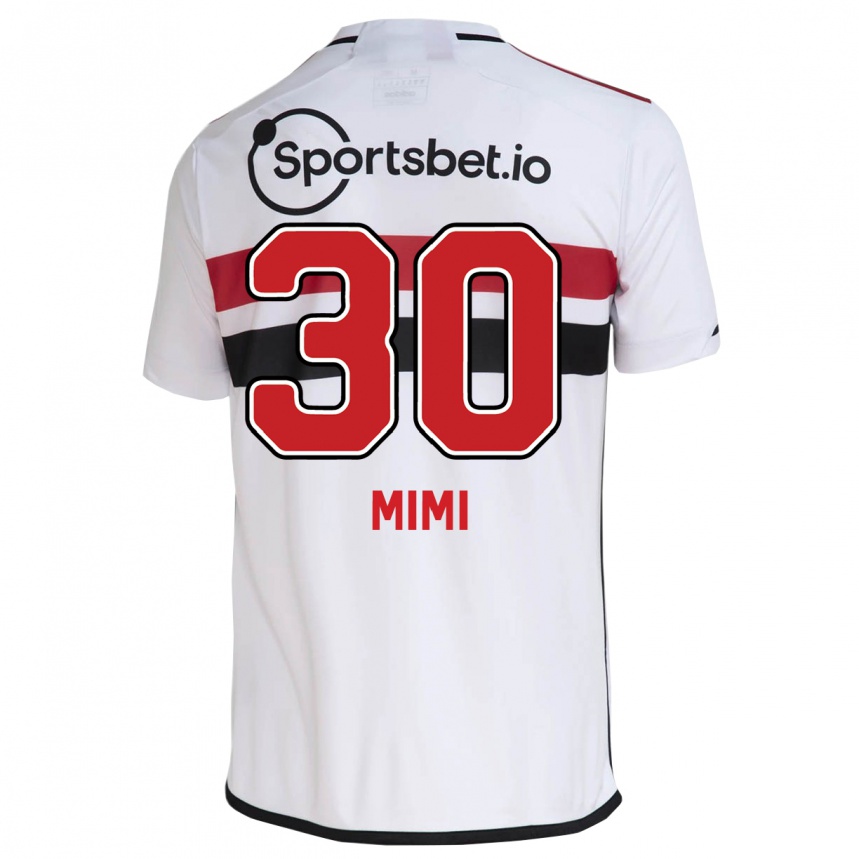 Moteriškas Mimi #30 Baltas Namų Marškinėliai 2023/24 T-Shirt