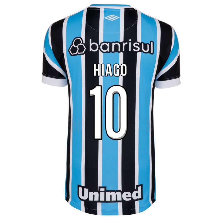 Moteriškas Hiago #10 Mėlyna Namų Marškinėliai 2023/24 T-Shirt