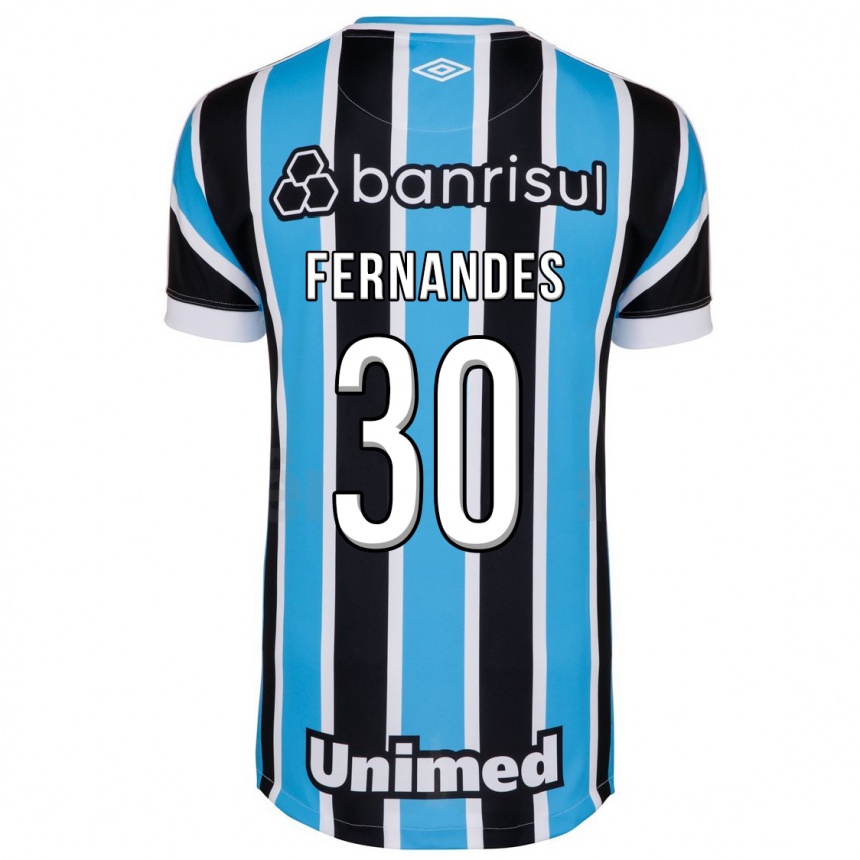 Moteriškas Raquel Fernandes #30 Mėlyna Namų Marškinėliai 2023/24 T-Shirt