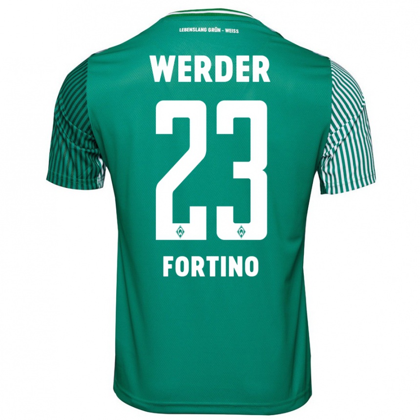 Moteriškas Pierro Miguel Fortino #23 Žalias Namų Marškinėliai 2023/24 T-Shirt