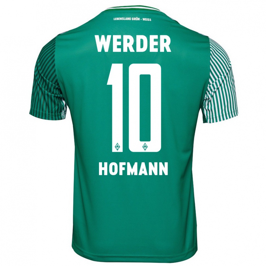 Moteriškas Justin Hofmann #10 Žalias Namų Marškinėliai 2023/24 T-Shirt