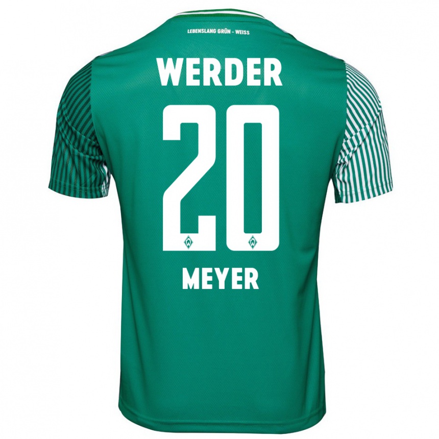 Moteriškas Christin Meyer #20 Žalias Namų Marškinėliai 2023/24 T-Shirt