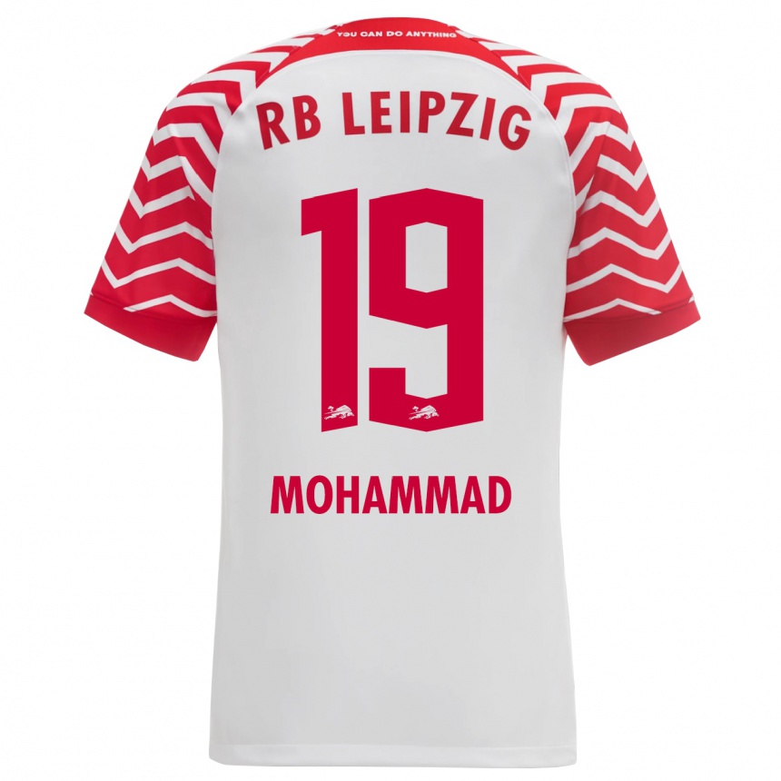 Moteriškas Sammy Mohammad #19 Baltas Namų Marškinėliai 2023/24 T-Shirt