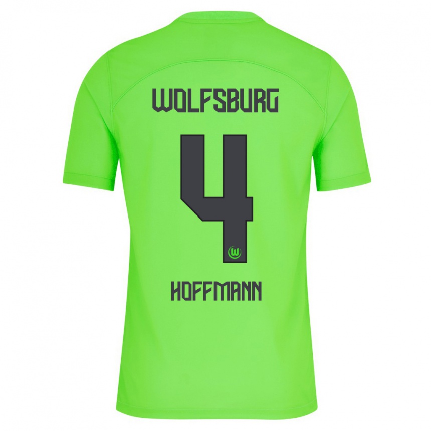 Moteriškas Nils Hoffmann #4 Žalias Namų Marškinėliai 2023/24 T-Shirt