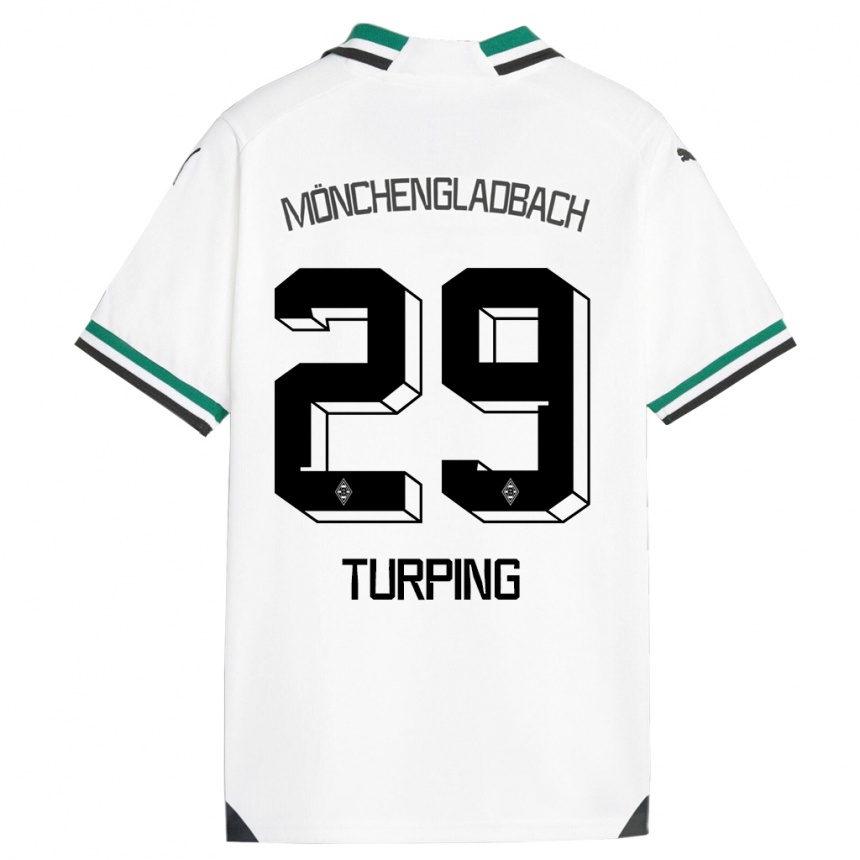 Moteriškas Selim Turping #29 Balta Žalia Namų Marškinėliai 2023/24 T-Shirt