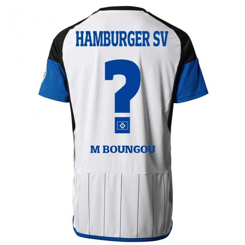 Moteriškas Edmond Loubongo-M'boungou #0 Baltas Namų Marškinėliai 2023/24 T-Shirt
