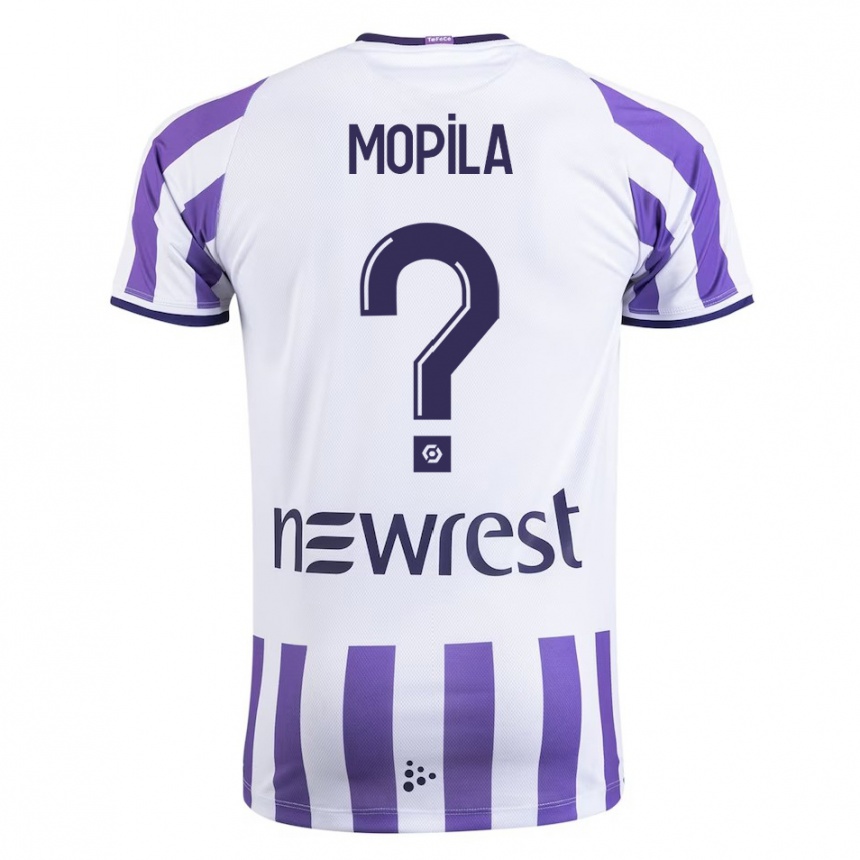 Moteriškas Schinéar Mopila #0 Baltas Namų Marškinėliai 2023/24 T-Shirt