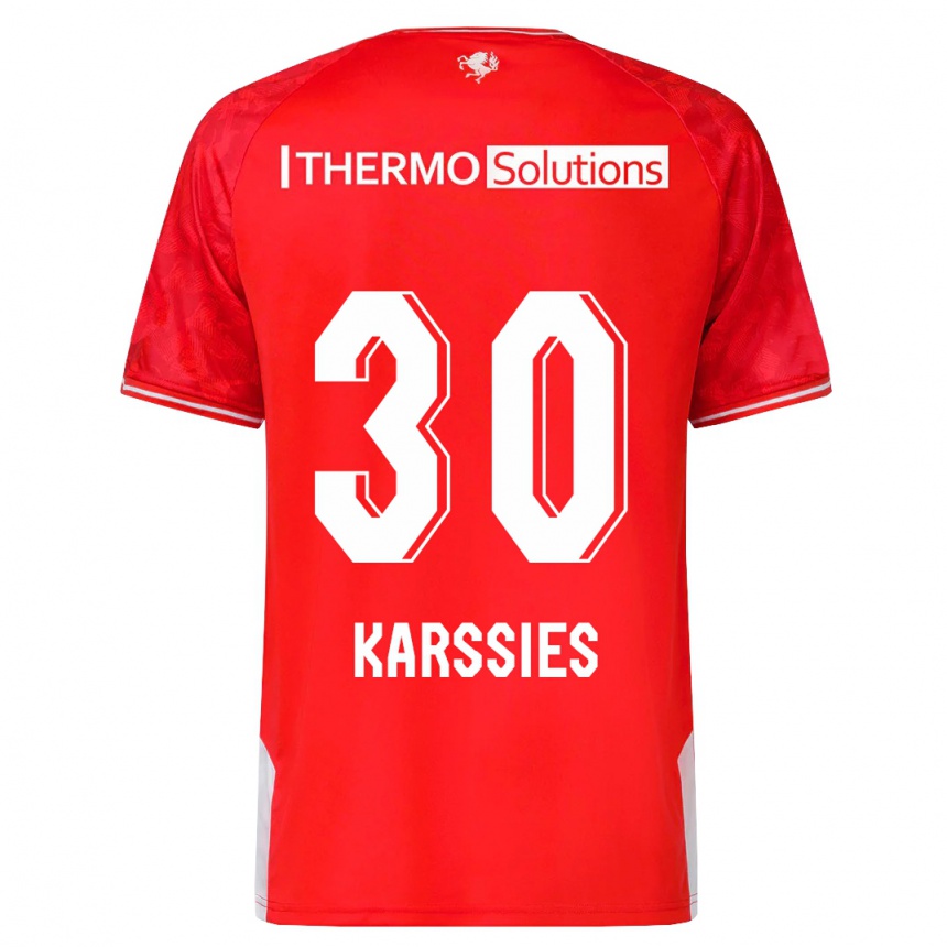 Moteriškas Sam Karssies #30 Raudona Namų Marškinėliai 2023/24 T-Shirt