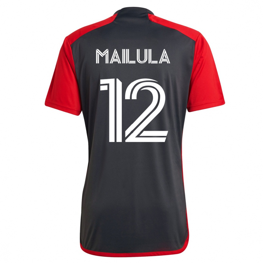 Moteriškas Cassius Mailula #12 Pilka Namų Marškinėliai 2023/24 T-Shirt