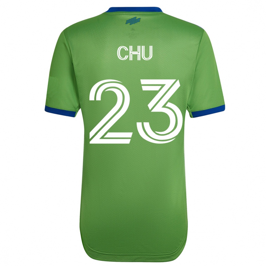 Moteriškas Léo Chú #23 Žalias Namų Marškinėliai 2023/24 T-Shirt
