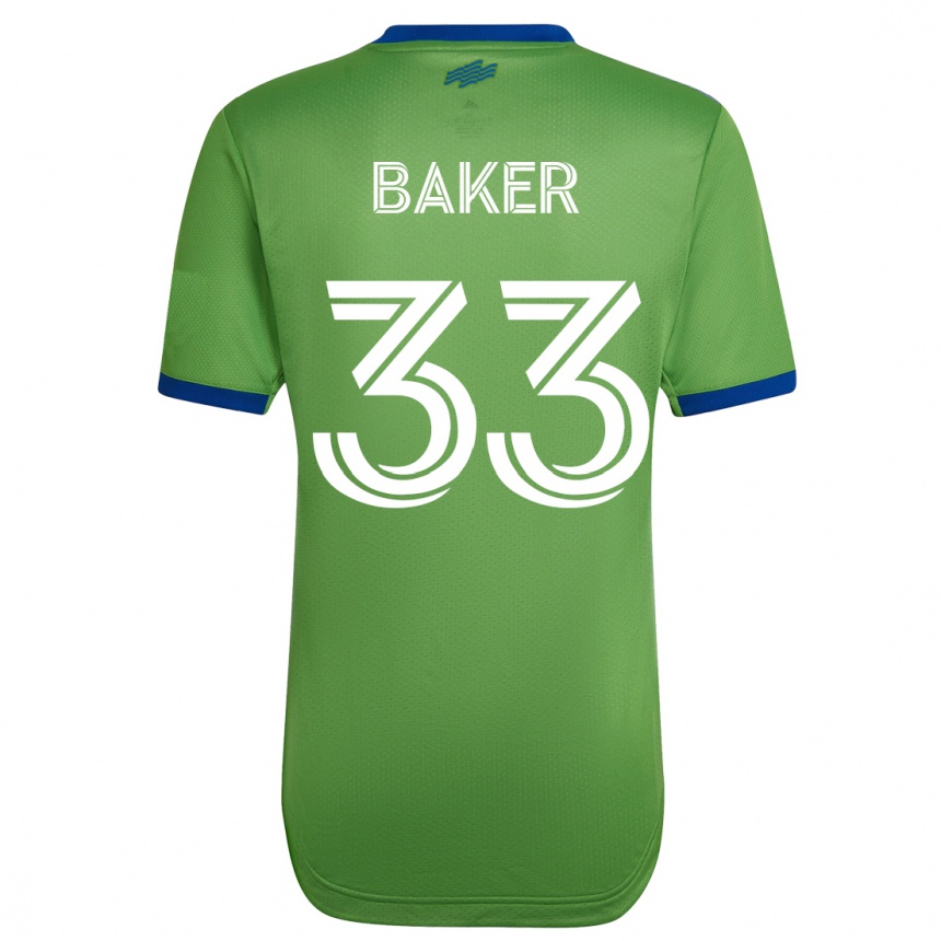 Moteriškas Cody Baker #33 Žalias Namų Marškinėliai 2023/24 T-Shirt