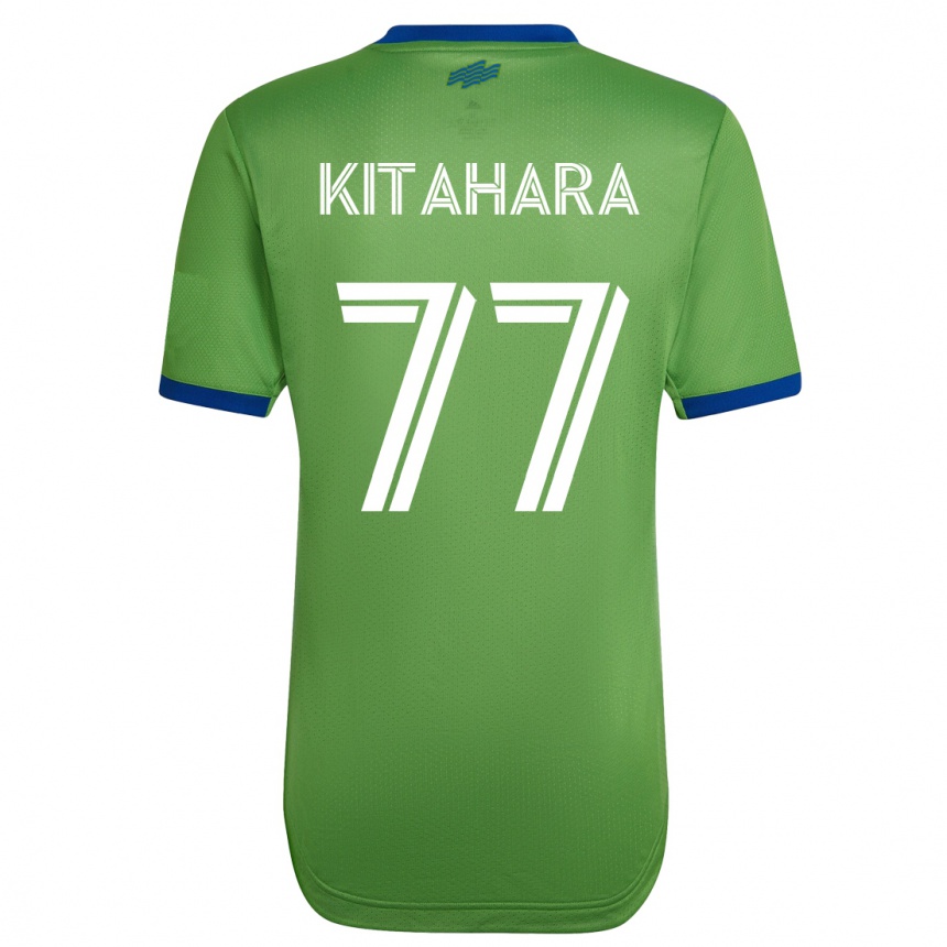 Moteriškas Sota Kitahara #77 Žalias Namų Marškinėliai 2023/24 T-Shirt