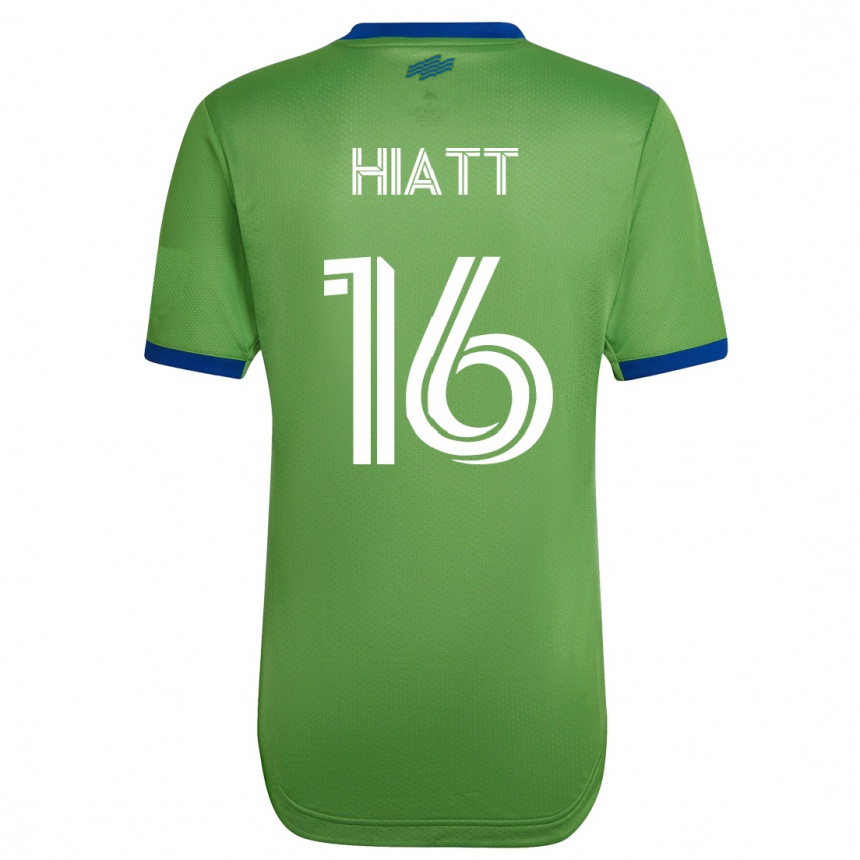 Moteriškas Samantha Hiatt #16 Žalias Namų Marškinėliai 2023/24 T-Shirt