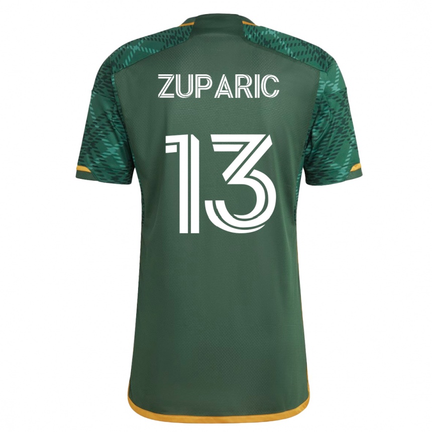 Moteriškas Dario Zuparic #13 Žalias Namų Marškinėliai 2023/24 T-Shirt