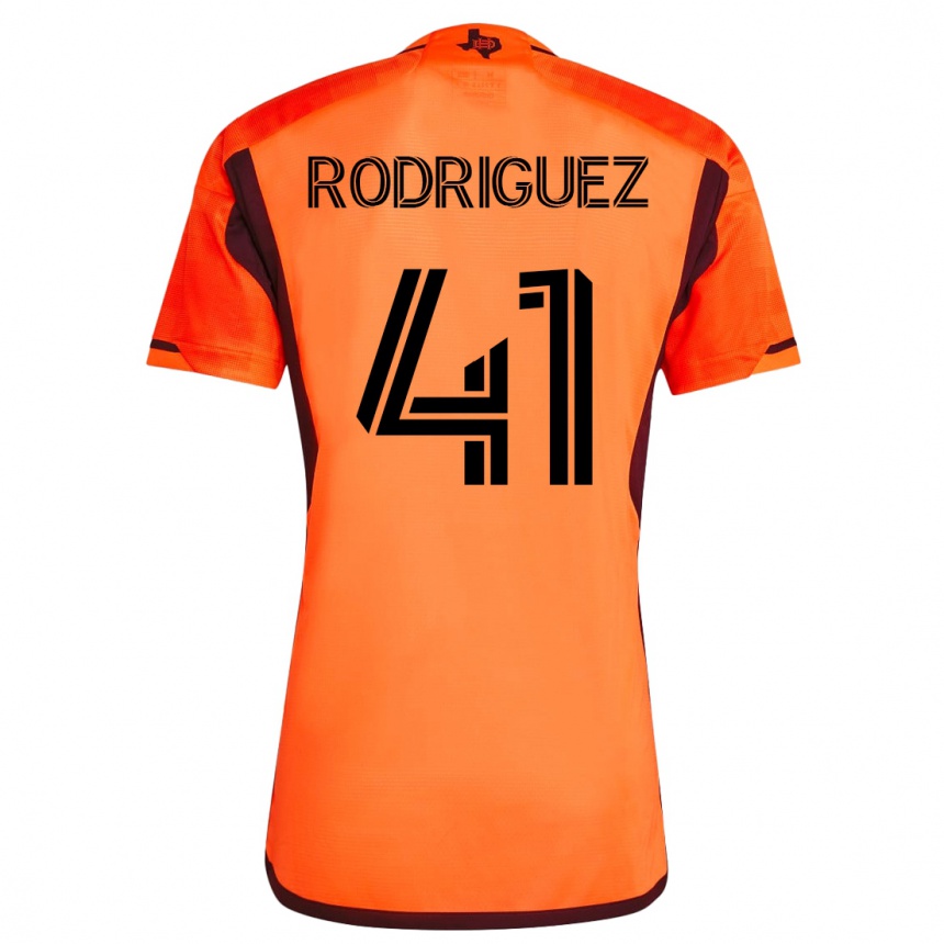Moteriškas Sebastian Rodriguez #41 Oranžinė Namų Marškinėliai 2023/24 T-Shirt