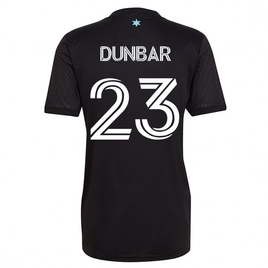 Moteriškas Cameron Dunbar #23 Juoda Namų Marškinėliai 2023/24 T-Shirt