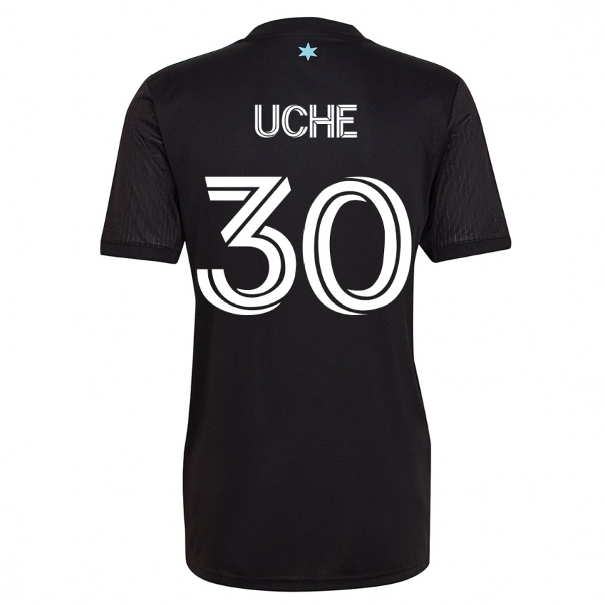 Moteriškas Cc Uche #30 Juoda Namų Marškinėliai 2023/24 T-Shirt