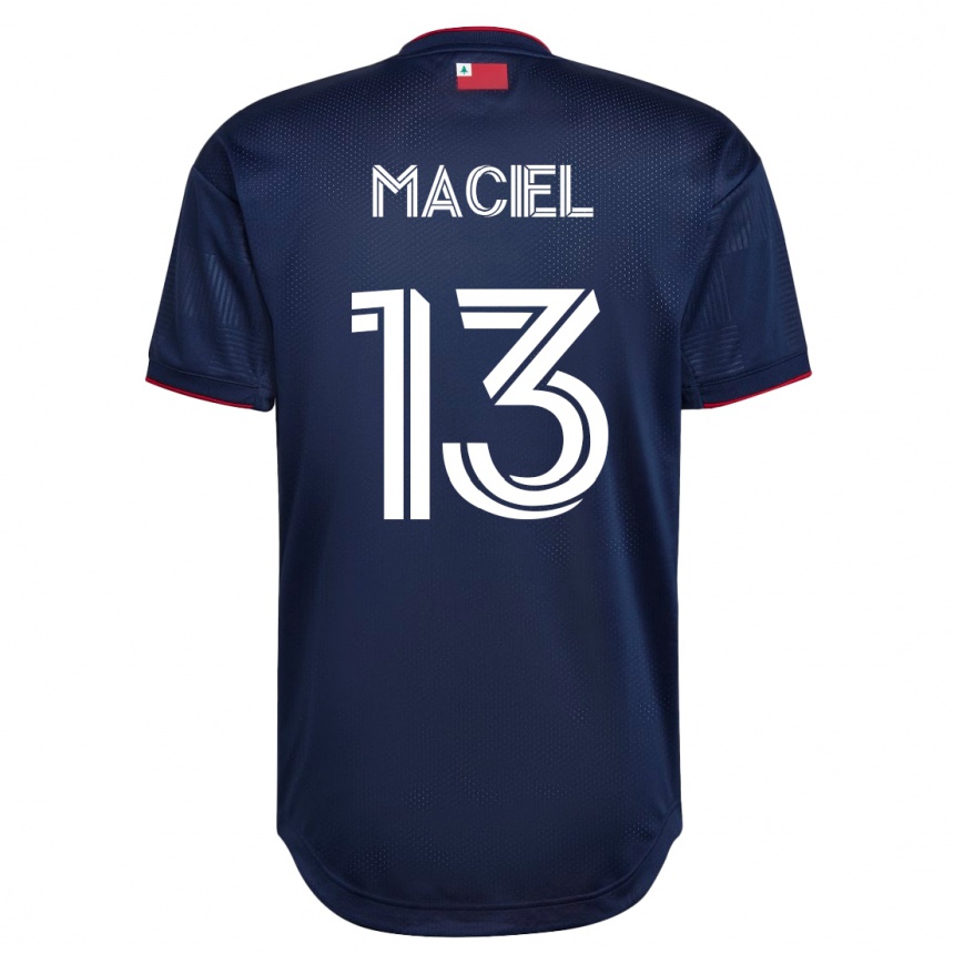 Moteriškas Maciel #13 Karinis Jūrų Laivynas Namų Marškinėliai 2023/24 T-Shirt
