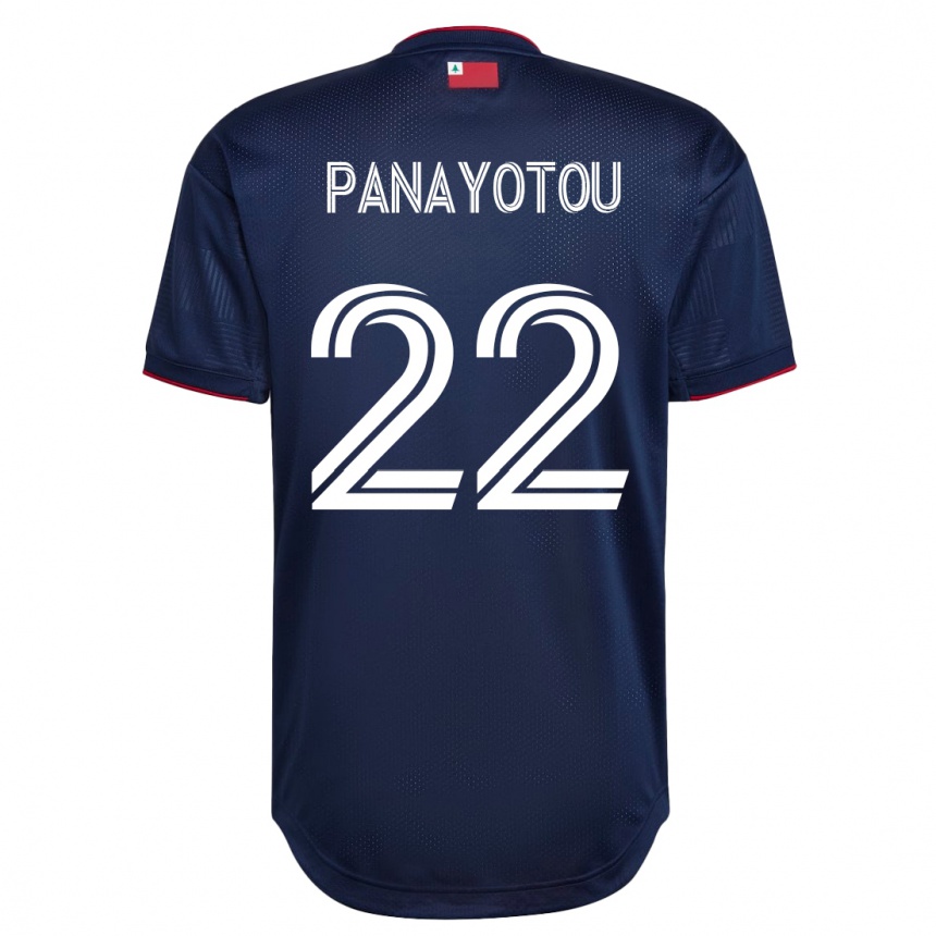 Moteriškas Jack Panayotou #22 Karinis Jūrų Laivynas Namų Marškinėliai 2023/24 T-Shirt