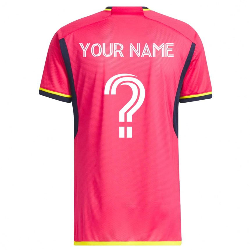Moteriškas Jūsų Vardas #0 Rožinis Namų Marškinėliai 2023/24 T-Shirt